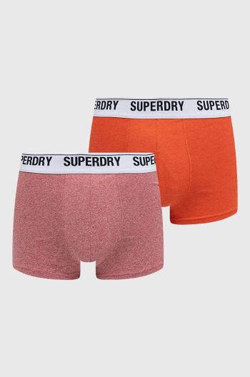 Boxerky Superdry pánské, červená barva