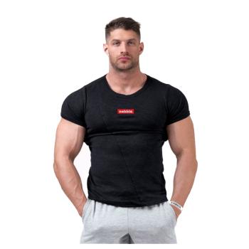 Pánské tričko Nebbia Red Label Muscle Back 172  M  Black