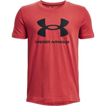 Under Armour SPORTSTYLE LOGO Chlapecké triko, červená, velikost