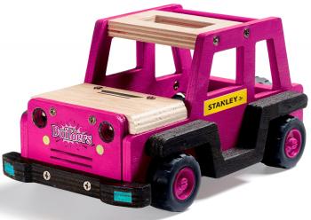 Stanley Jr. K088BUD-SY Stavebnice, terénní auto, dřevo