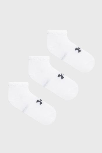 Ponožky Under Armour (3-pak) bílá barva