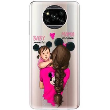 iSaprio Mama Mouse Brunette and Girl pro Xiaomi Poco X3 Pro / X3 NFC (mmbrugirl-TPU3-pX3pro)