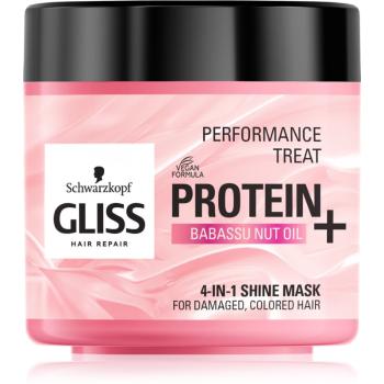 Schwarzkopf Gliss Protein+ rozjasňující maska pro barvené a poškozené vlasy 400 ml