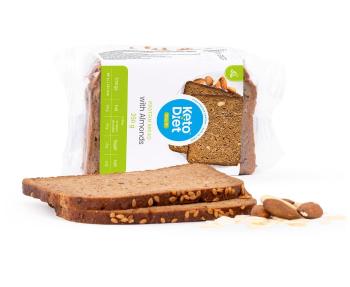 KetoDiet Proteinový chléb s mandlemi 250 g