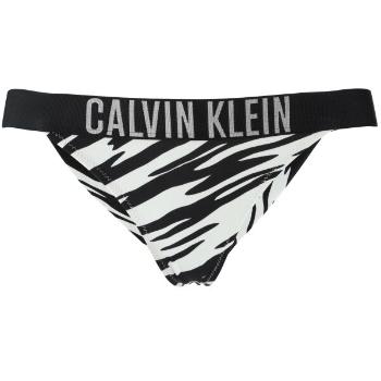 Calvin Klein INTENSE POWER-BRAZILIAN-PRINT Dámské plavkové kalhotky, černá, velikost