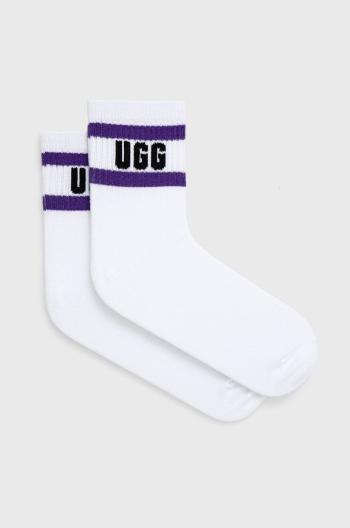 Ponožky UGG Dierson dámské, bílá barva