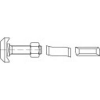 Šroub s T hlavou 1070239, N/A, M12, 30 mm, nerezová ocel, 25 ks