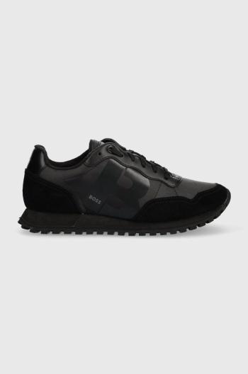Sneakers boty BOSS Parkour Runn černá barva