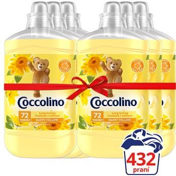 COCCOLINO Happy Yellow 6 × 1,8 l (432 praní)
