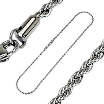 Šperky4U Ocelový řetízek kroucený, šíře 6 mm - OPE1087-060-60