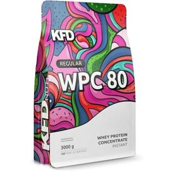 80% WPC Bílá čokoláda s malinou 3000 g regular+ KFD (KF-WPC-081)