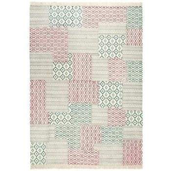 Ručně tkaný koberec Kilim bavlna 200x290 cm potisk barevný (287561)