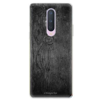 Odolné silikonové pouzdro iSaprio - Black Wood 13 - OnePlus 8