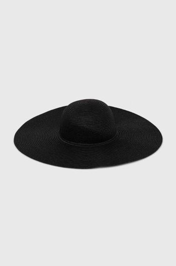 Klobouk Guess FEDORA černá barva, AW9499 COT01