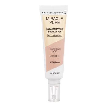 Max Factor Miracle Pure Skin-Improving Foundation SPF30 30 ml make-up pro ženy 80 Bronze na všechny typy pleti