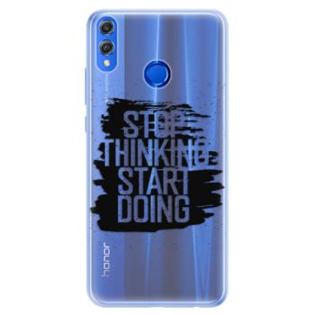 Silikonové pouzdro iSaprio - Start Doing - black - Huawei Honor 8X