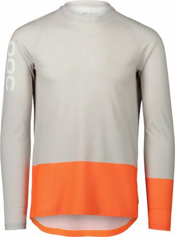 POC MTB Pure LS Dres Granite Grey/Zink Orange XL