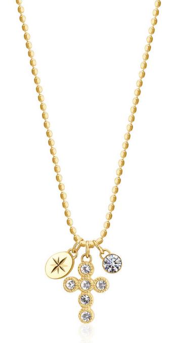 Brosway Dlouhý pozlacený náhrdelník BHKN061 (řetízek, přívěsky)