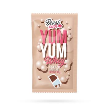 Vzorek proteinu Yum Yum Whey 30 g čokoláda lískový oříšek - BeastPink