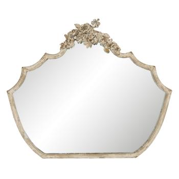 Nástěnné zrcadlo ve vintage rámu s patinou Patrice - 70*4*58 cm 52S235