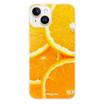 Odolné silikonové pouzdro iSaprio - Orange 10 - iPhone 15