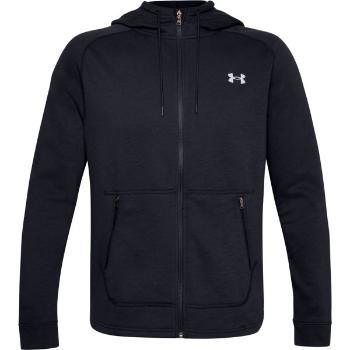 Under Armour CHARGED COTTON FLC FZ HD Pánská mikina, černá, velikost L