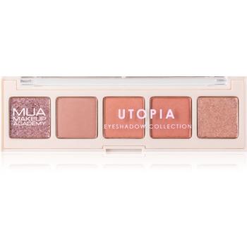 MUA Makeup Academy Professional 5 Shade Palette paletka očních stínů odstín Utopia 3,8 g