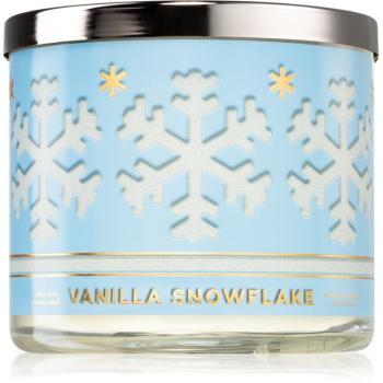 Bath & Body Works Vanilla Snowflake vonná svíčka 411 g