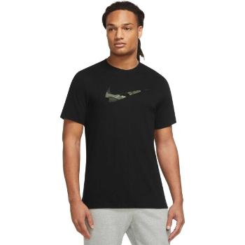 Nike NK DF TEE CAMO GFX Pánské tričko, černá, velikost XXL