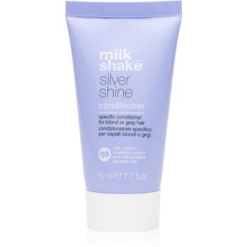 Milk Shake Silver Shine kondicionér pro blond vlasy neutralizující žluté tóny 50 ml