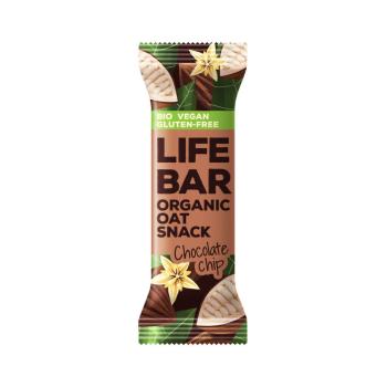 Tyčinka Lifebar Oat snack s kousky čokolády 40 g BIO LIFEFOOD