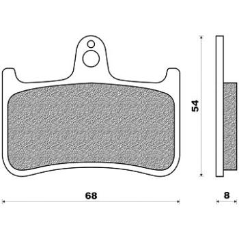 NEWFREN brzdové destičky (směs ROAD TOURING SINTERED) (2ks) M502-591 (M502-591)