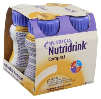 Nutridrink Compact s příchutí banánu 4 x 125 ml