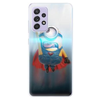 Odolné silikonové pouzdro iSaprio - Mimons Superman 02 - Samsung Galaxy A52/A52 5G