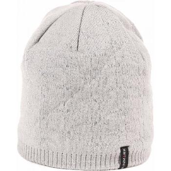Finmark WINTER HAT Zimní pletená čepice, šedá, velikost UNI