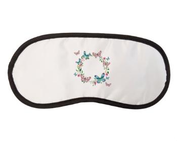 Maska na spaní - škraboška Rámeček z motýlů