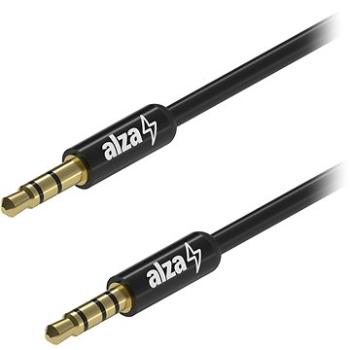 AlzaPower AluCore Audio 3.5mm Jack 4P-TRRS (M) to 3.5mm Jack (M) 1m černý (APW-CBA4JM01B)