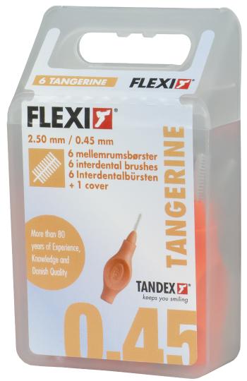 Tandex Flexi mezizubní kartáčky oranžové 0,45 mm, 6 ks