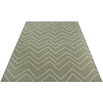 Kusový Flatweave 104843 Green/Cream (FSkob1773nad)