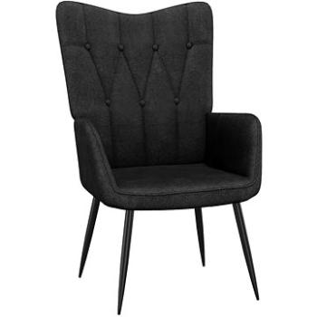 Relaxační židle černá textil, 327551 (327551)