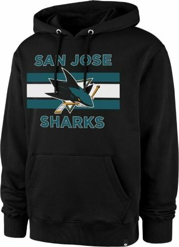 San Jose Sharks NHL Burnside Pullover Hoodie Jet Black M Mikina