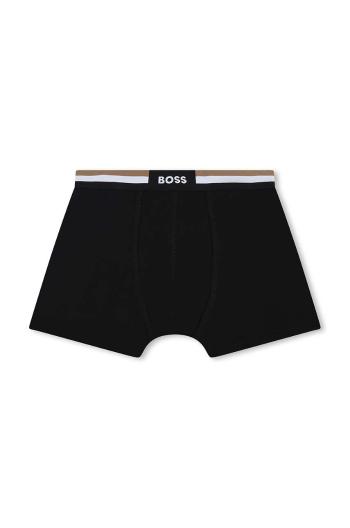 Dětské boxerky BOSS 2-pack černá barva