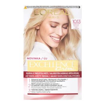 L'Oréal Paris Excellence Creme Triple Protection 48 ml barva na vlasy pro ženy 10,13 Natural Light Baby Blonde na blond vlasy; na všechny typy vlasů