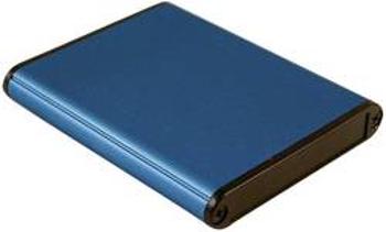 Univerzální pouzdro hliníkové Hammond Electronics, (d x š x v) 80 x 70 x 12 mm, modrá