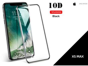 Ziskoun Tvrzené sklo 10D Full cover pro Iphone XS Max 0,3mm -černá TVSK16