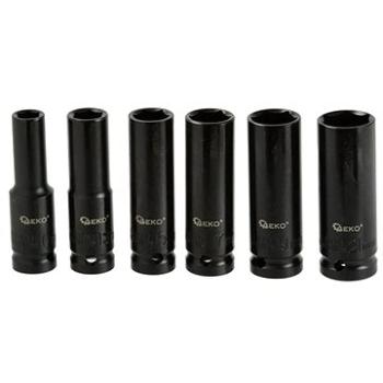 GEKO Rázové hlavice sada 6ks, 1/2" 10-21 mm, délka 77 mm. GEKO (G10500)