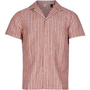 O'Neill BEACH SHIRT Pánská košile s krátkým rukávem, červená, velikost L