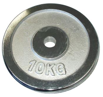 CorbySport 4757 Kotouč chrom 10 kg - 25 mm