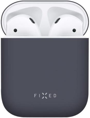 Fixed Ultratenké silikonové pouzdro Silky pro Apple Airpods 3, modré