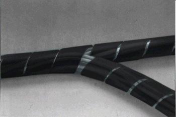 Nedis kabelová bužírka 60mm 10m černá Kabelová bužírka, svazování kabelů, spirála, průměr 60mm, délka 10m, černá SWB KS-10BLACK